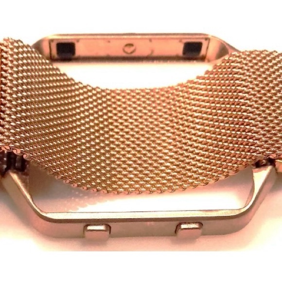 Milanese Mesh FITBIT BLAZE Bracelet Copper Tone Stainless Steel Watch Band NEW - Picture 7 of 7